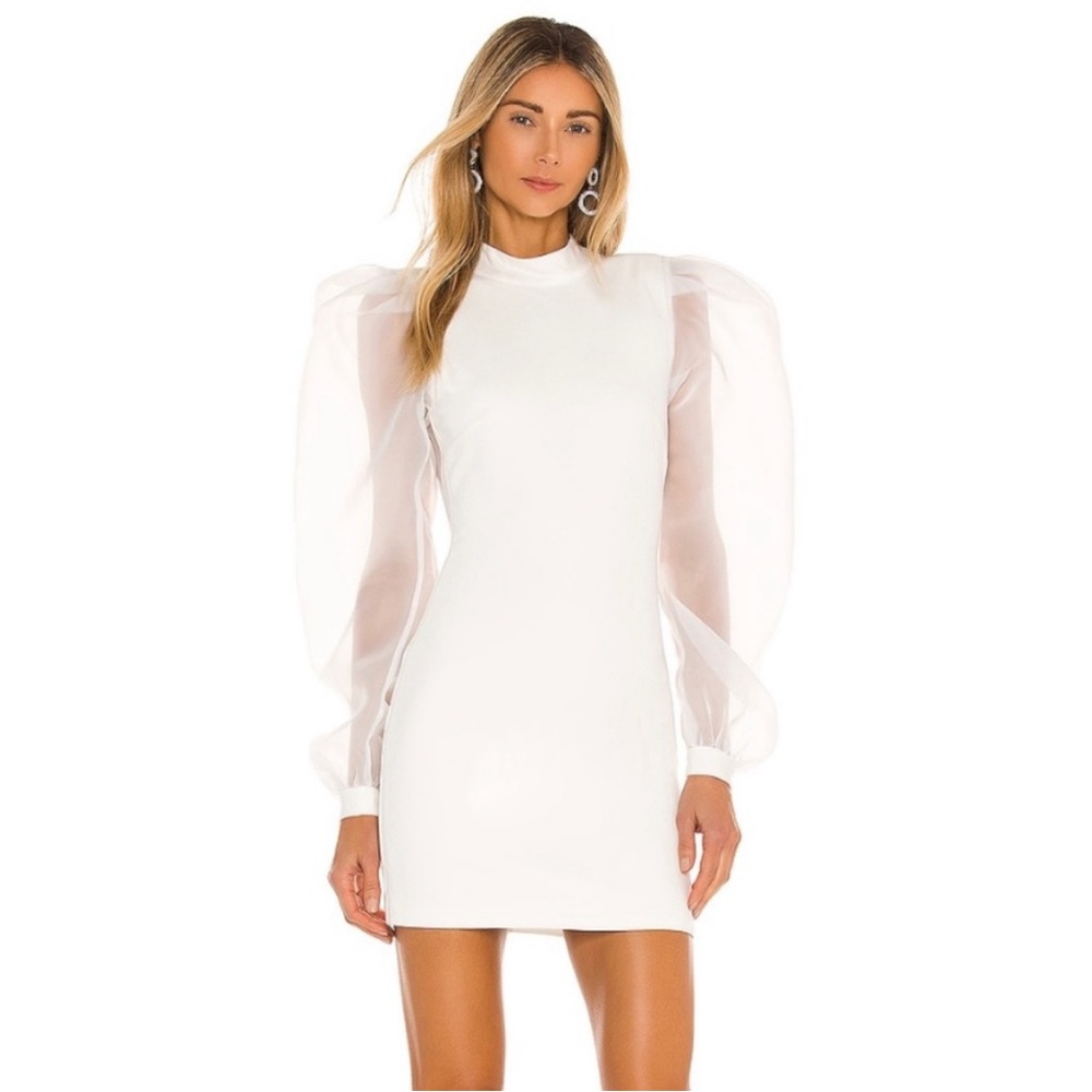 NBD Bao Dress in Ivory